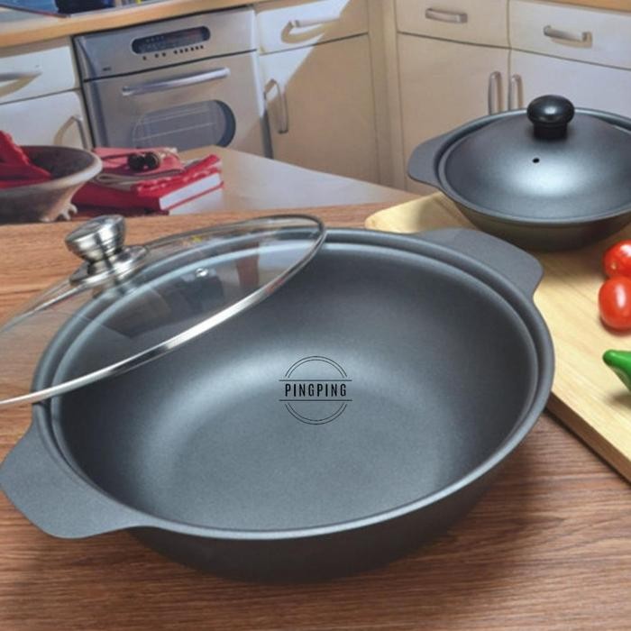 Sav Claypot Panci Besi Cor, Panci Besi Tahan Bakar, Panci Masak Nasi Gosong Cor Khusus Panci Hot Pot