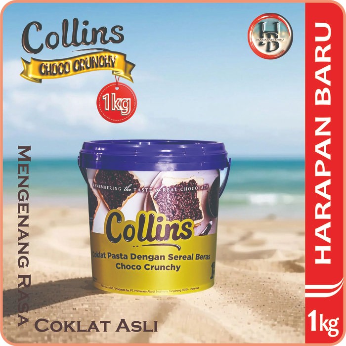 

Osyak.Mart Collins Choco Crunchy 1 Kg - Selai Collins Cokelat Crunchy 1Kg - Olesan - Topping - Bahan