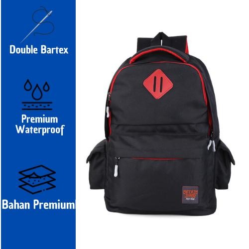 

Promo Perlengkapan Sekolah Tas Sekolah Anak Cowok Ransel Hitam SD SMP CST 274