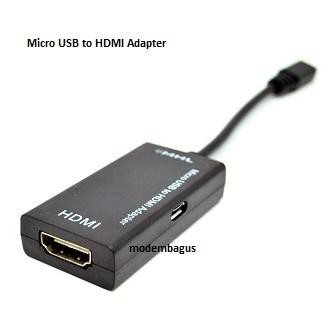 Micro USB to HDMI Adapter MHL Cable Tampilkan Layar HP ke TV