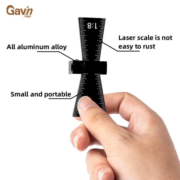 Dovetail Ruler - Penggaris Dove Tail Marker Tenon Tukang Woodworking