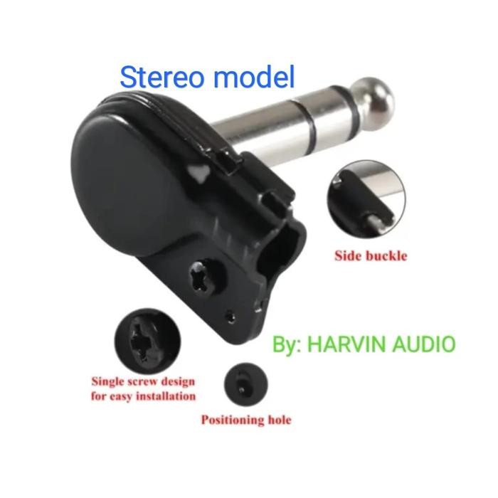 Jack Akai Model Jack Gitar "L" Pipih - Stereo