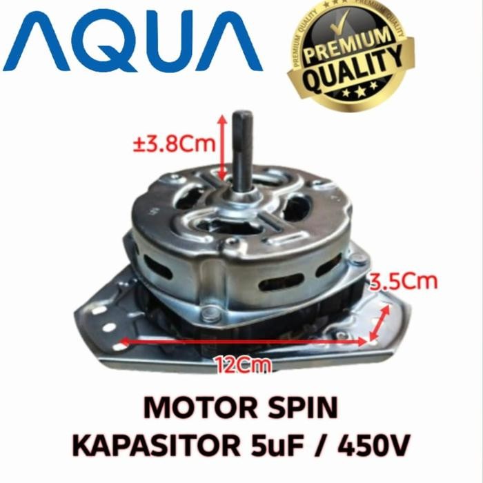 Motor Spin Dinamo Pengering Mesin Cuci Aqua