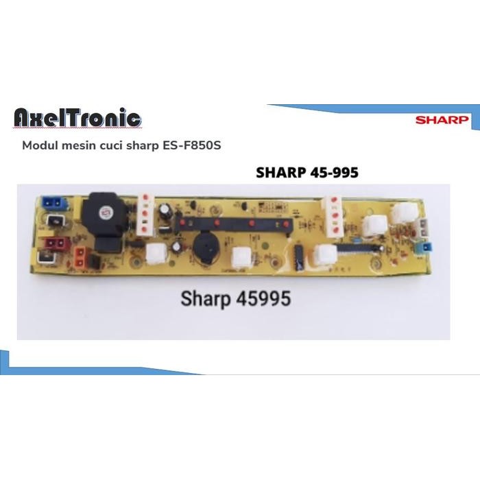Modul Pcb Mesin Cuci Sharp Es-F800T-Bl Kode Part 45995