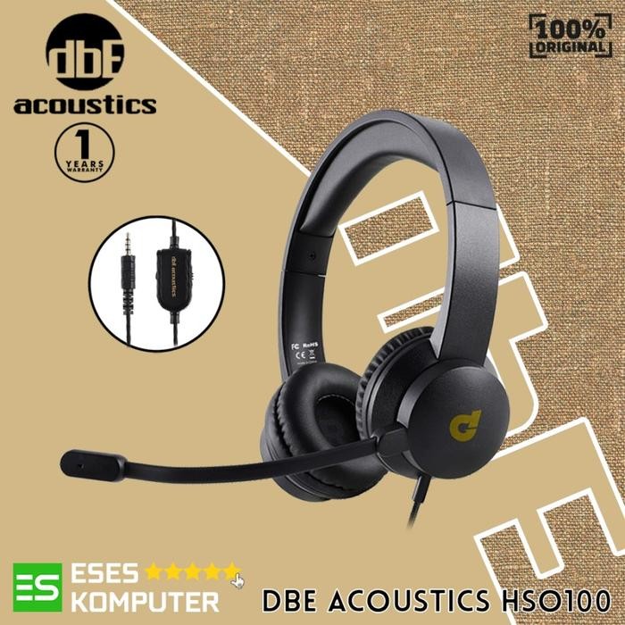 Ready Stock Headset Dbe Hso100 / Hso100U For Office / Conference