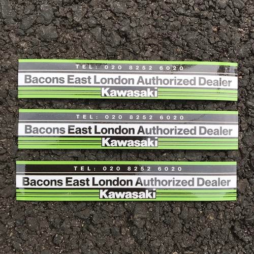 Sticker Dealer Motor Kawasaki Bacons East London Authorized Dealer
