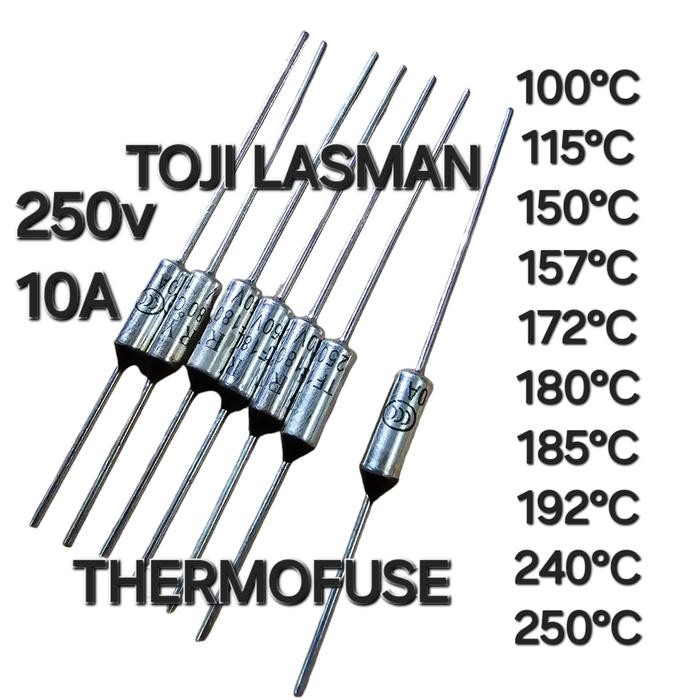 ( THERMOFUSE ) 10A 250v TF C THERMAL FUSE HEATING ELEMENT PIUS STRIKA GOSOKAN MAGIC COM CUT OFF