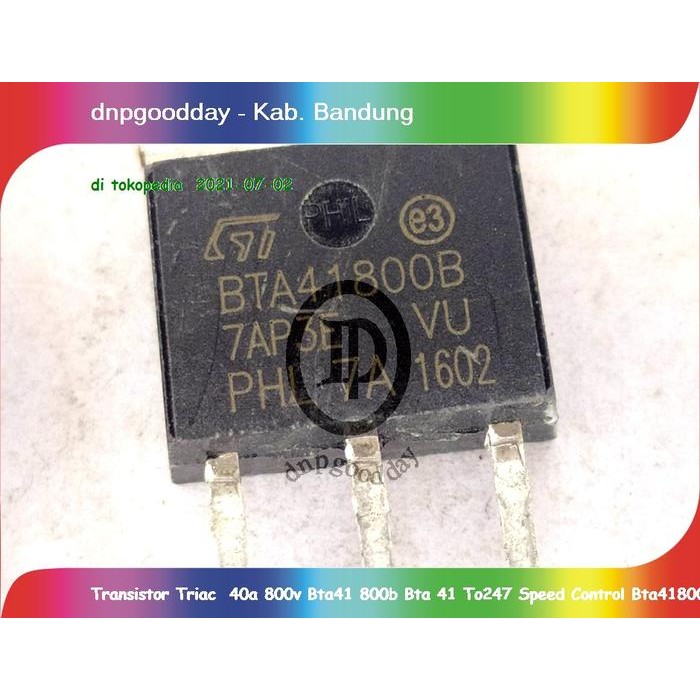 Transistor Triac 40a 800v Bta41 800b Bta 41 To247 Speed Control Bta41 *