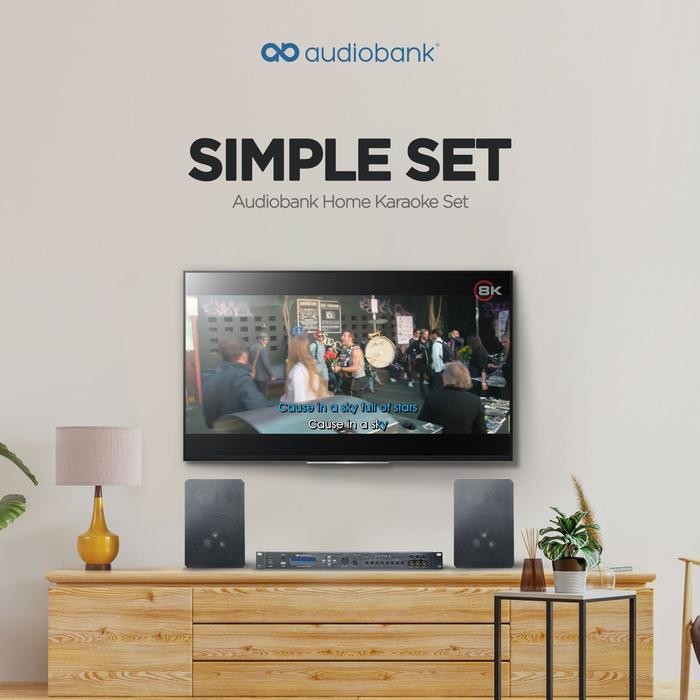 Audiobank Paket Home Karaoke Simple Set - Tanpa Player *
