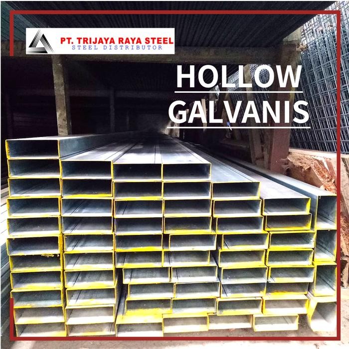 Besi Hollow Galvanis 50 x 100 x 6 meter *