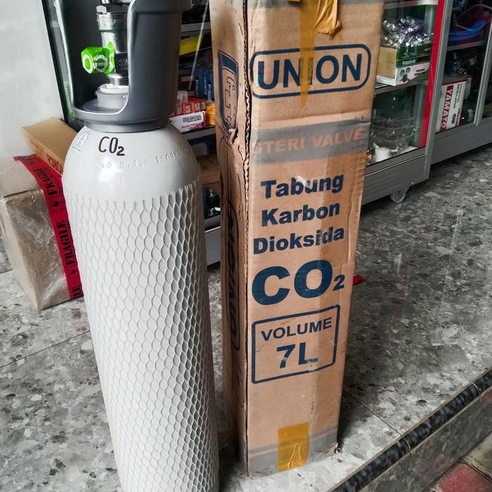 TABUNG CO2 AQUASCAPE FULLSET SIAP PAKAI UKURAN TABUNG KAPASITAS 4-5KG
