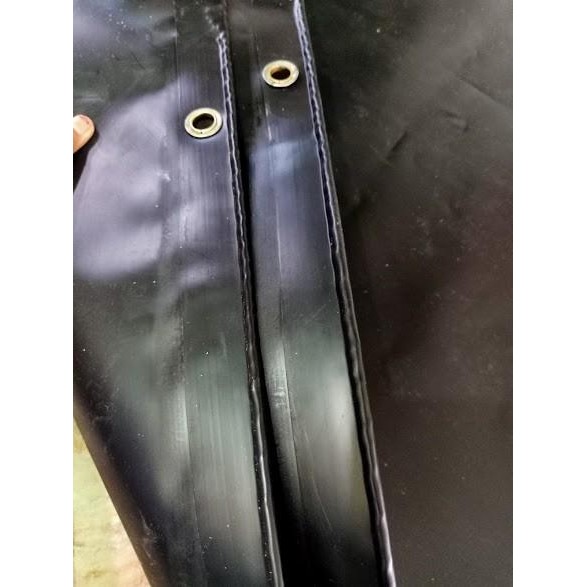 KOLAM BULAT HDPE 500 MIKRON D4 METER TINGGI NORMAL (TERPAL SAJA)