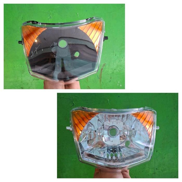 Reflektor Lampu Depan Supra Fit New Fit X Fit S Hitam Orange