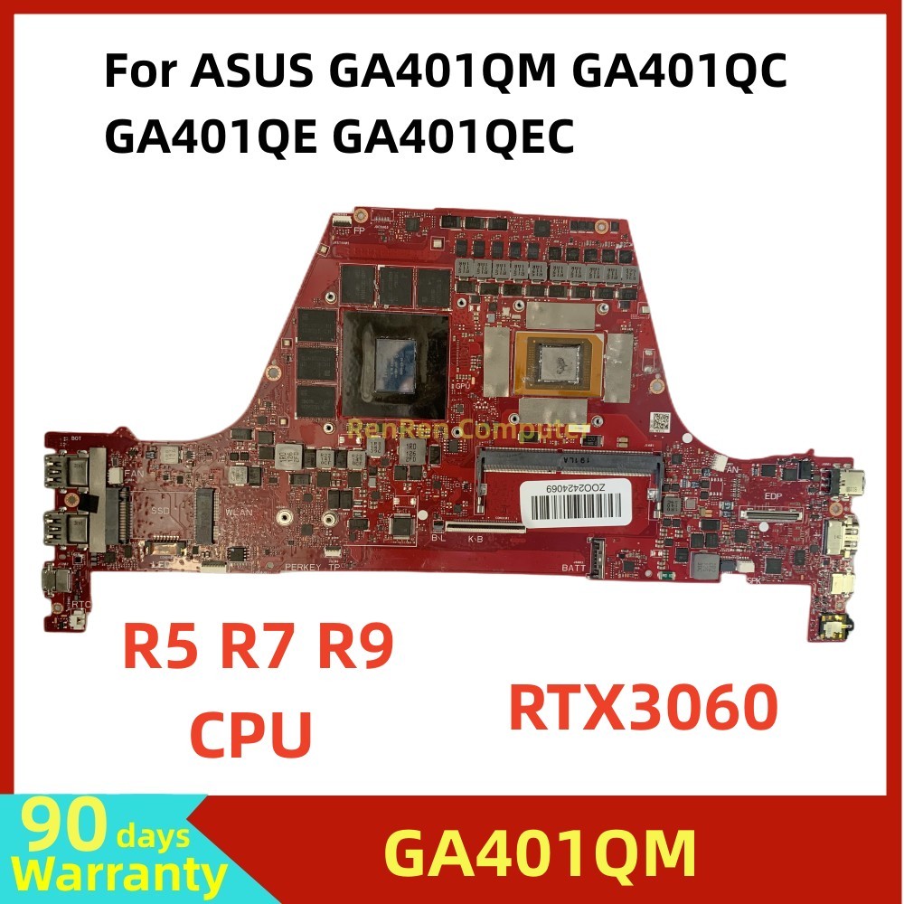 GA401QM motherboard For ASUS ROG Zephyrus G14 GA401QM-HZ160T GA401Q Laptop Motherboard with R9-5900H
