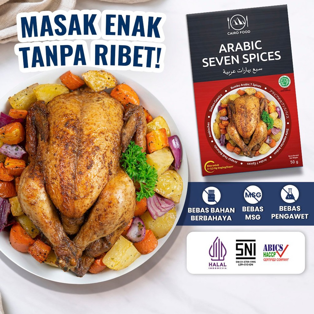 

Bumbu Arabic 7 Spices Sehat - Cairo Food