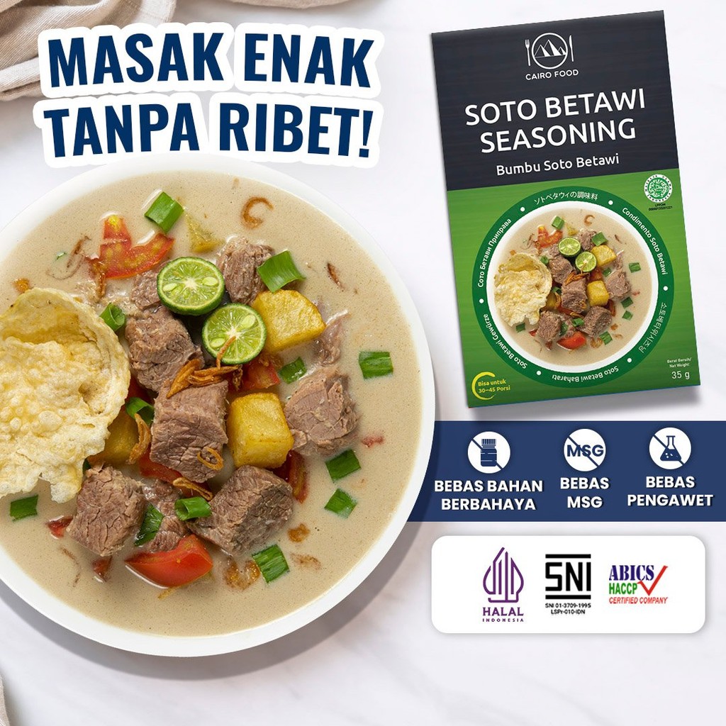 

Bumbu Soto Betawi Sehat - Cairo Food