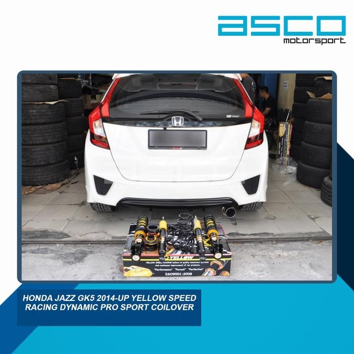 Honda Jazz GK5 2014-up Yellow Speed Racing Dynamic Pro Sport Coilover