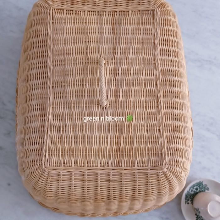 [Expert] tudung saji rotan besar tutup saji persegi jumbo