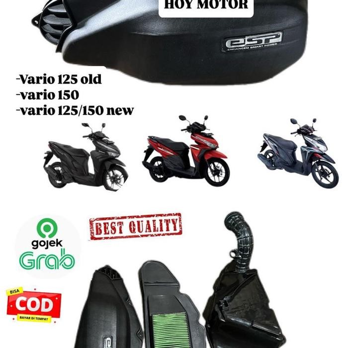 rumah filter box filter udara komplit busa filter Vario 125 Vario 150