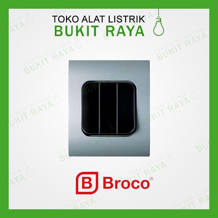 B16N Broco Integra Saklar Triple Switch