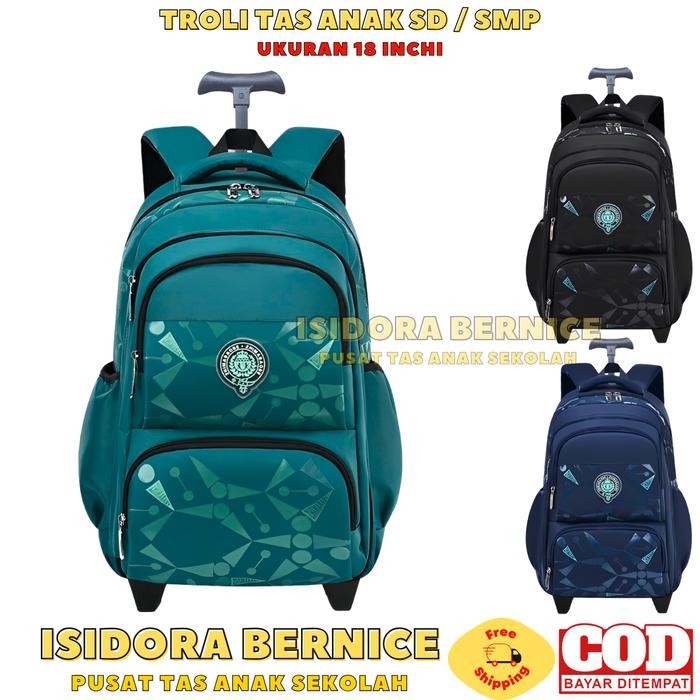 Promo Trolley Tas Koper Anak Tas Troli Anak Sekolah Laki Laki Sd Smp Remaja