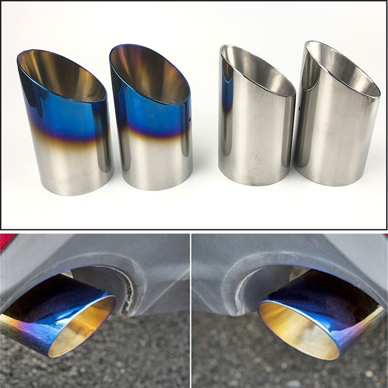 NEW STAINLESS STEEL EXHAUST TAIL REAR MUFFLER TIP PIPE For Mazda 6 Atenza CX-5 CX-4 CX-30 Mazda 3 Ax