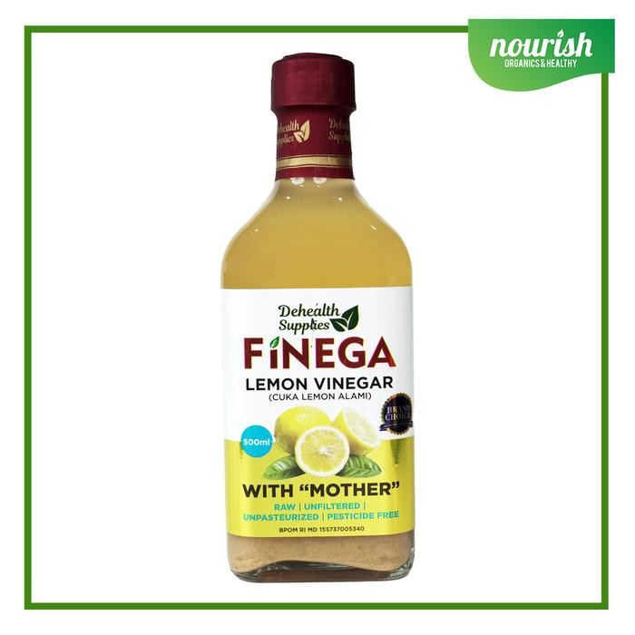 

Finega, Lemon Vinegar with Mother / Cuka Lemon alami 500ml