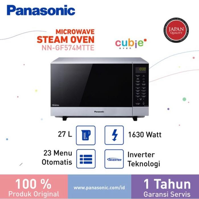 panasonic nn gf574mtte inverter steam oven grill garansi