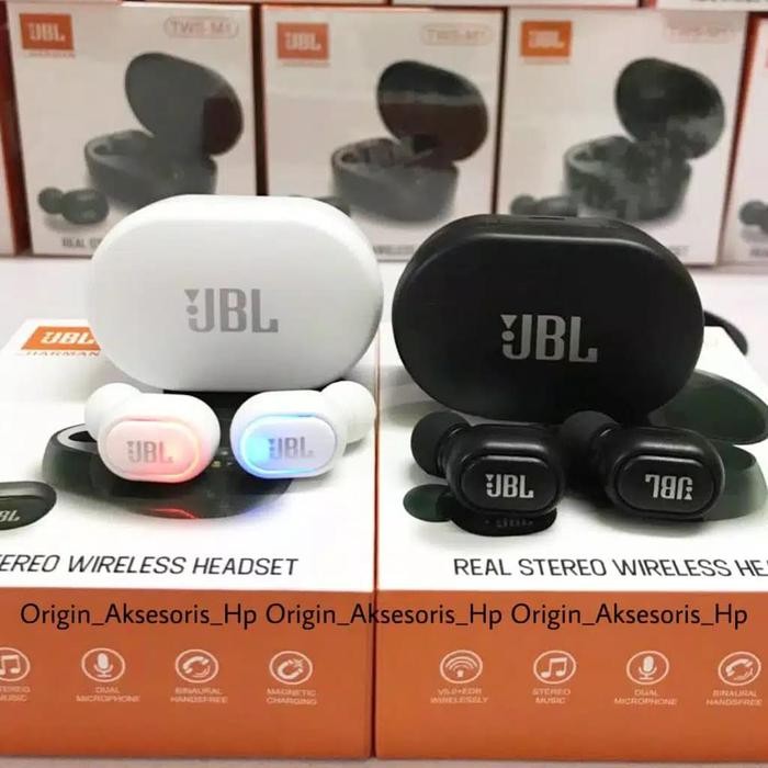 headset bluetooth 5.0 JBL TWS-M1 true wireless Headset TWS M1 earphone