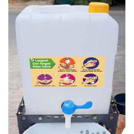 Jerigen Berikut Keran Tempat Tong air Keran best seller