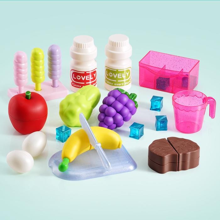 Mainan Kulkas Trolley Sprti Kongsuni Masakan Happy Kitchen Kode 792