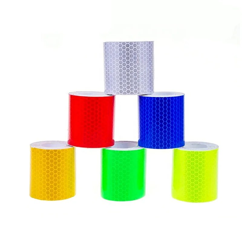

5cm*300cm Car Reflective Tape Safety Warning Car Decoration Sticker Reflector Protective Tape Strip