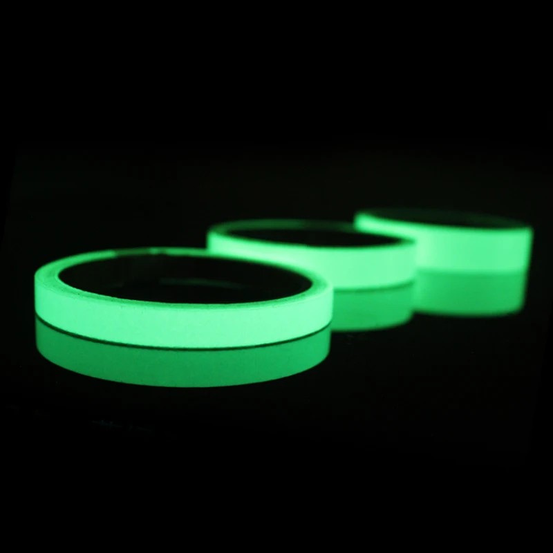 

1m Glow In The Dark Warning Tape Luminous Fluorescent Night Self-adhesive Sticker Tape Safety