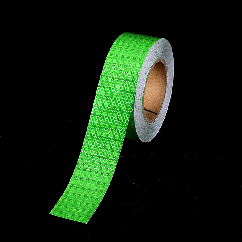 

2/4/8 Inch Road Traffic Car Motorcycle Reflector Sticker Sign Green Reflective Self-adhesive Tape