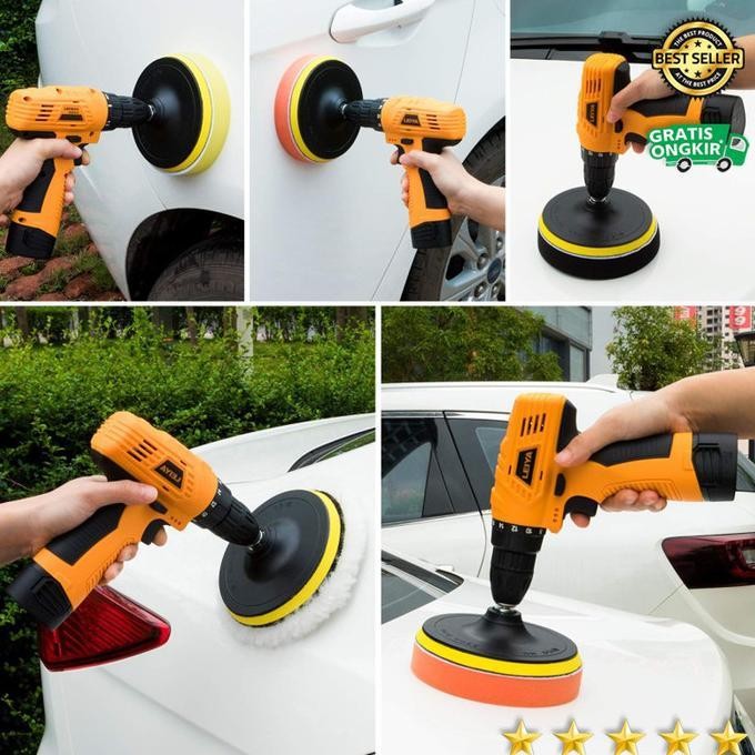 Paket Set Mesin Poles Mobil Mesin Poles Mobil Salon Detailing Mobil *