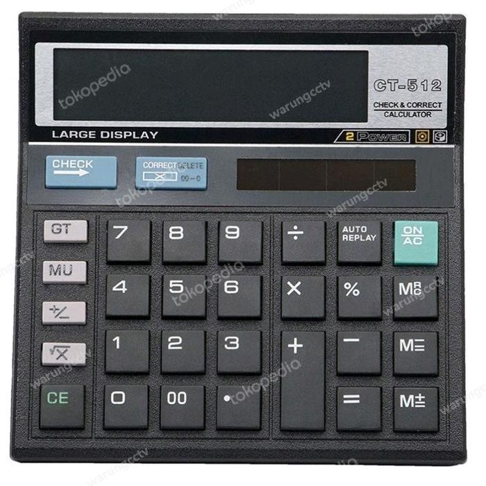 

kalkulator citizen ct-512 calculator 12 digit kode 198