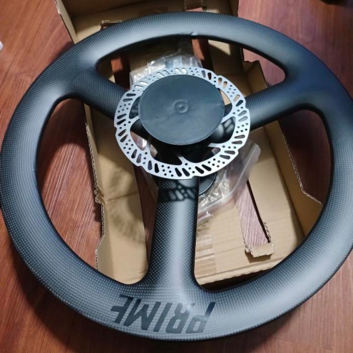 Wheelset Carbon Prime 3 Spoke Discbrake 20 / 22 Inc Not Wheelset Deca