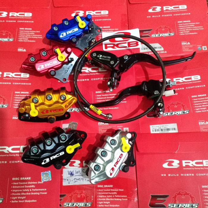 Paketan Master Rem RCB + Kaliper RCB + Selang Rem TDR Semua Motor
