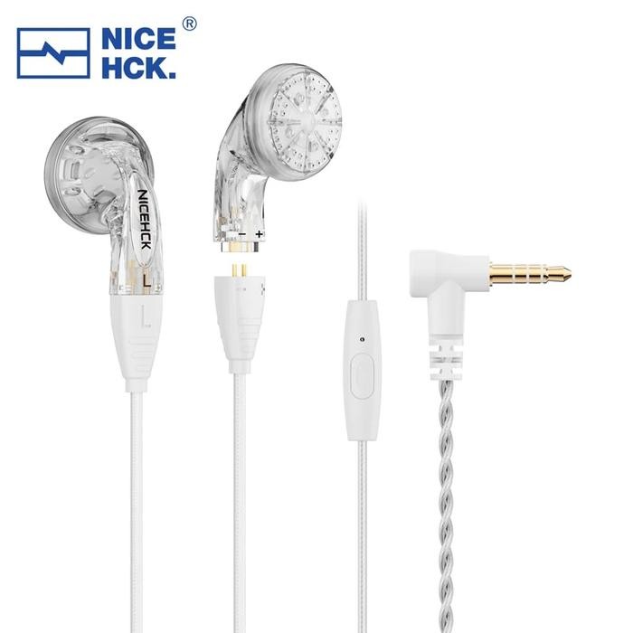 NiceHCK YDX HiFi Wired Microphone Earphone 14.8mm Dynamic Driver
