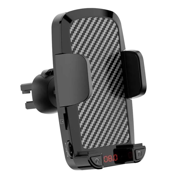 Car FM Transmitter Mobile Phone Holder MP3 Player Phone Mount Car FM