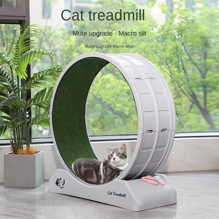Cat Roller Treadmill Silent Cat Running Wheel Plastic Foot Movement