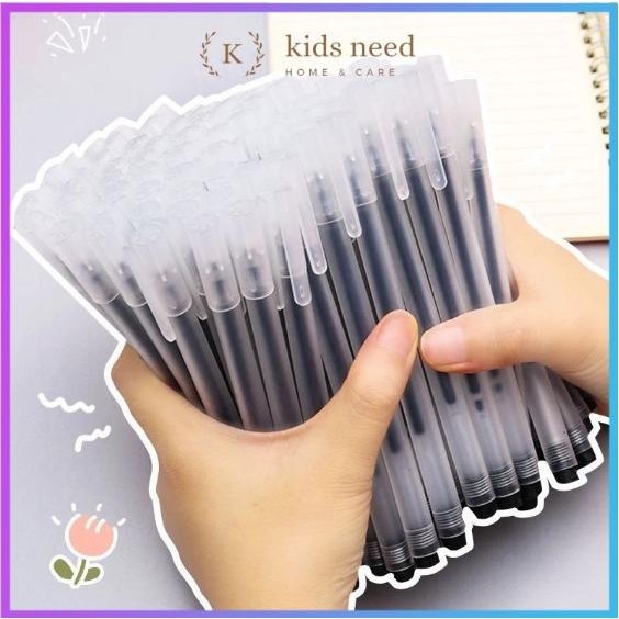 

TERLARIS (50pcs) Pulpen Gel Hitam 0.5mm Pulpen 1 Pack Gel Pen Pena Jel Pulpen Murah Alat Tulis