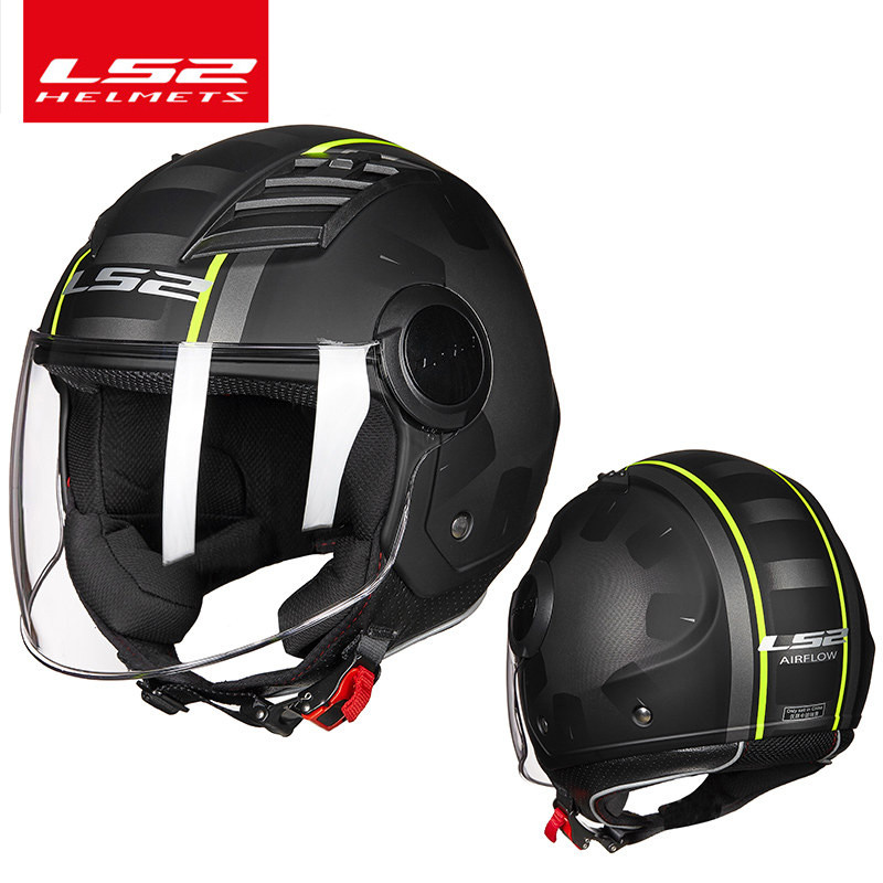 Ls2 Summer Open Face Motorcycle Helmet Men Women Motocross 3/4 Half Face Helmet Original Motorcycle