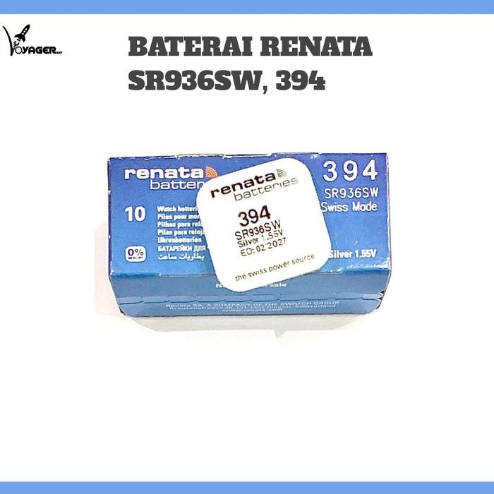 Baterai renata 394 SR936SW Original / Baterai Jam Tangan SR 936 SW