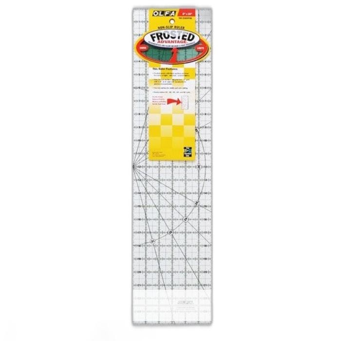 

OLFA. Frosted Advantage Acrylic Ruler QR 0624 / 6inch X 24inch Penggaris