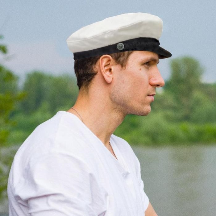 Ready Original Fiddler Hat Topi Fisherman - Topi Kapten Pelaut - Sailor Cap - Topi Pet Cotton Twill