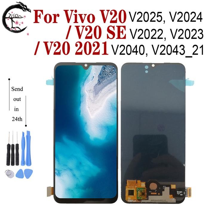 For Vivo V20 SE LCD V2022 V2023 Display V20 V2025 V2024 Screen V20 2021 V2040 V2043_21 LCD Touch Dig