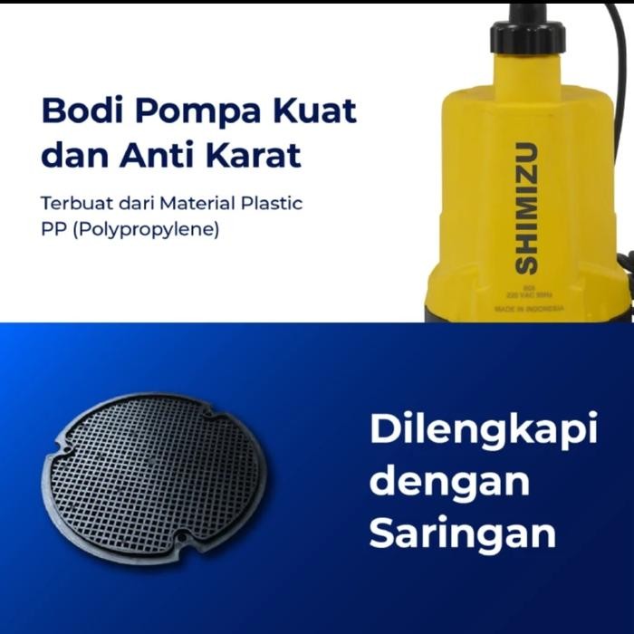 Unik Pompa Celup Kolam Ikan Shimizu Spn 102 Bit Submersible Air Bersih