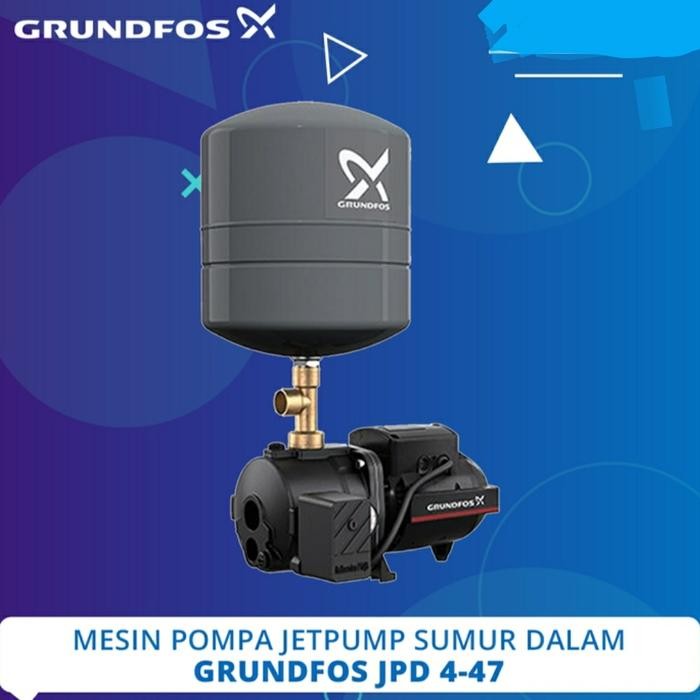 Promo Pompa Grundfos Jpd 4 47 / Jetpump Pompa Grundfos 250 Watt (Gojek/Grab)