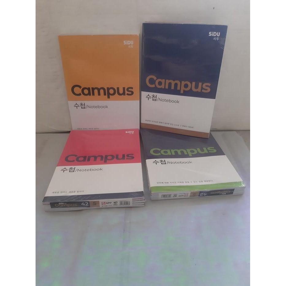 

Buku Tulis SIDU Campus 1 Pack(5 Buku) isi 42 Lembar-Sidu